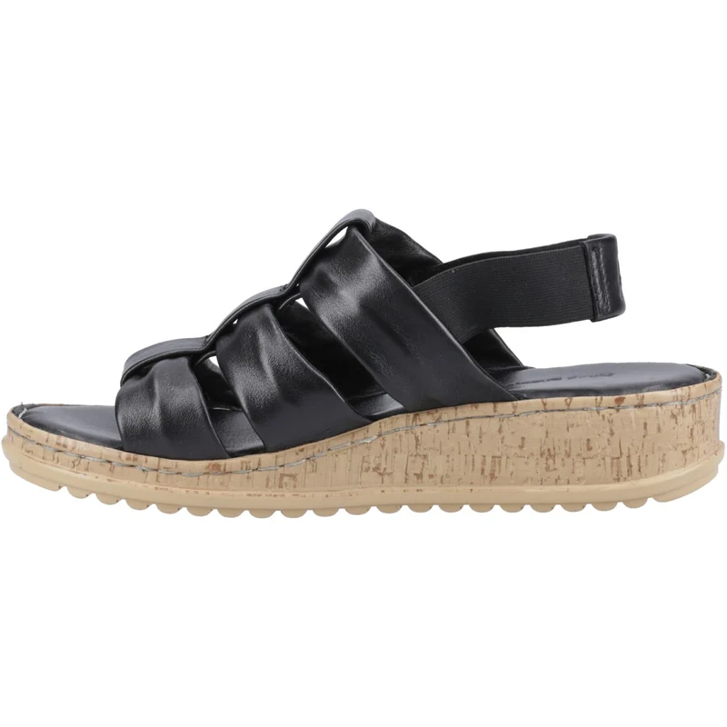 Hush Puppies Eden Damen-Sandalen mit weiter Passform | Schwarz