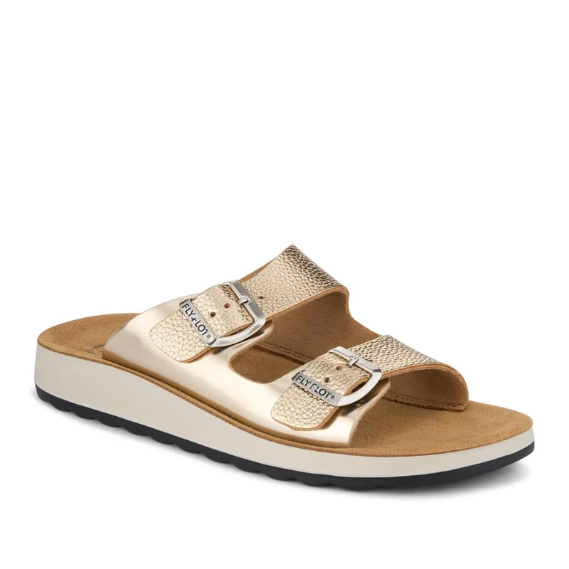 Fly Flot Dual Buckle Strapped Mule Sandals - FLY41019 / 326 665