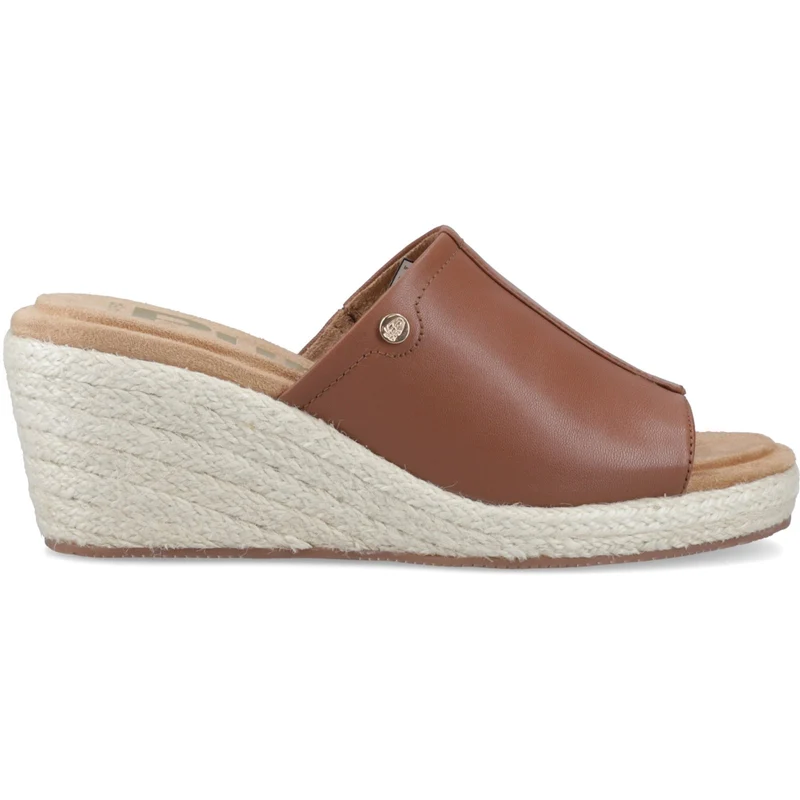 Hush Puppies Damen-Sandalen aus Weidenrattan | Hellbraun