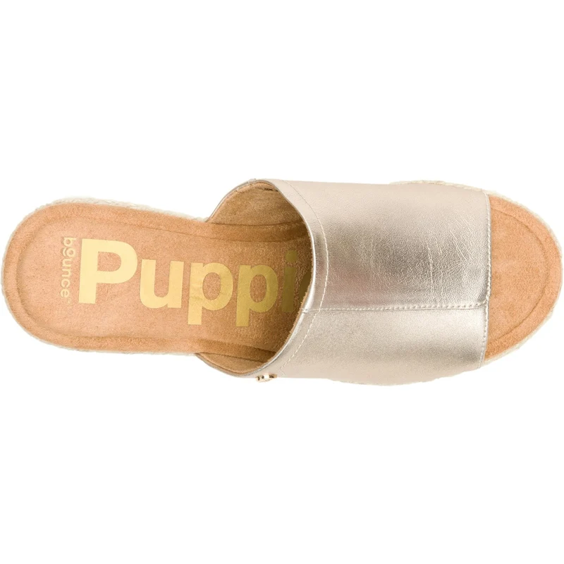Hush Puppies Damen-Sandalen aus Weidenrattan | Gold