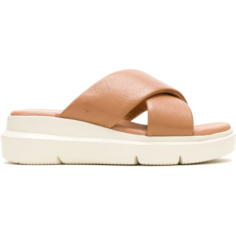 Hush Puppies Damen-Sandalen mit Absatz | Hellbraun