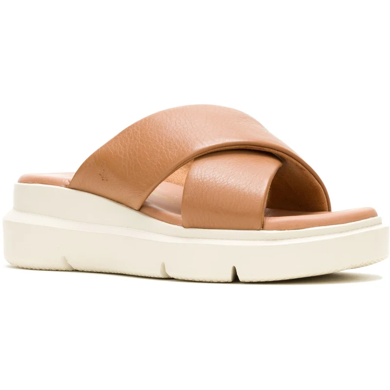 Hush Puppies Damen-Sandalen mit Absatz | Hellbraun