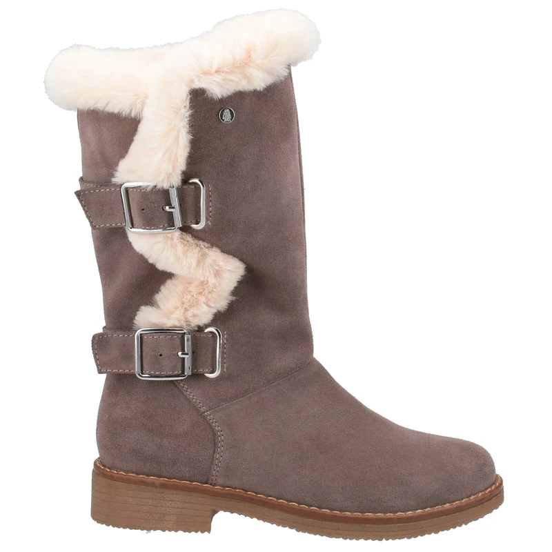 Hush Puppies Megan Wildleder-Mittelstiefel für Damen – Grau