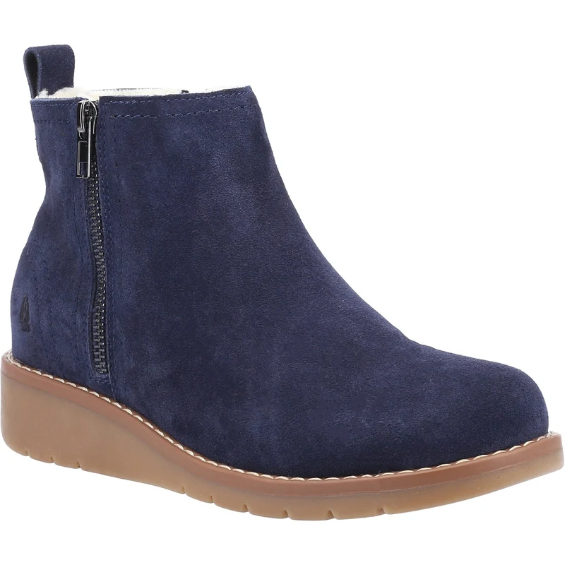 Hush Puppies Damen Libby Wildlederstiefel – Marineblau
