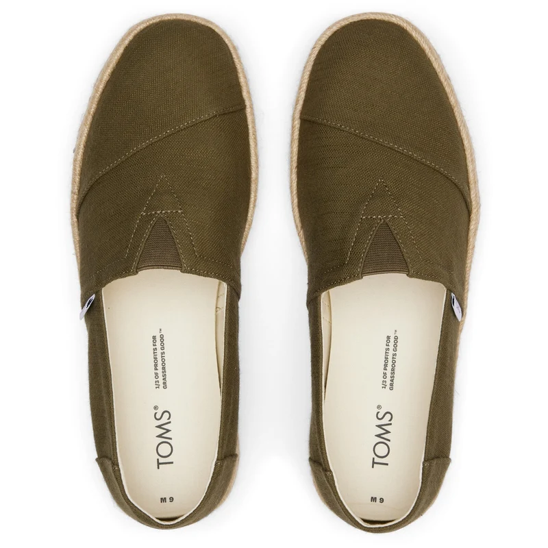 TOMS Herren Alpargata Rope 2.0 Slip-On Espadrille | Olive