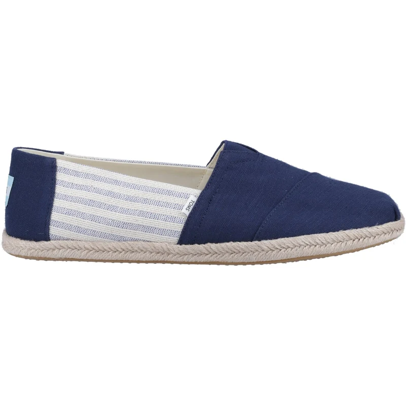 TOMS Herren Alpargata Rope 2.0 Slip-On Espadrille | Marineblauer Streifen