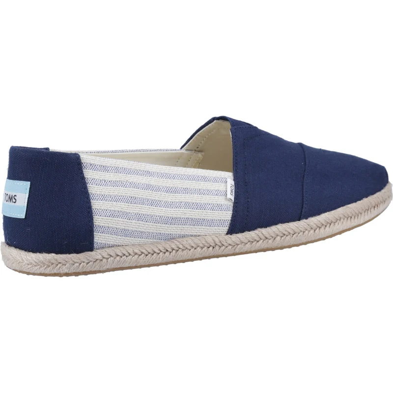 TOMS Herren Alpargata Rope 2.0 Slip-On Espadrille | Marineblauer Streifen