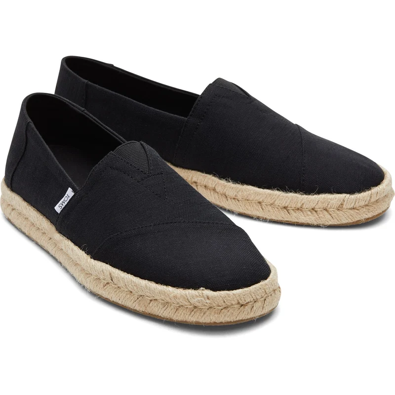 TOMS Alpargata Rope 2.0 Espadrilles zum Hineinschlüpfen für Herren | Schwarz
