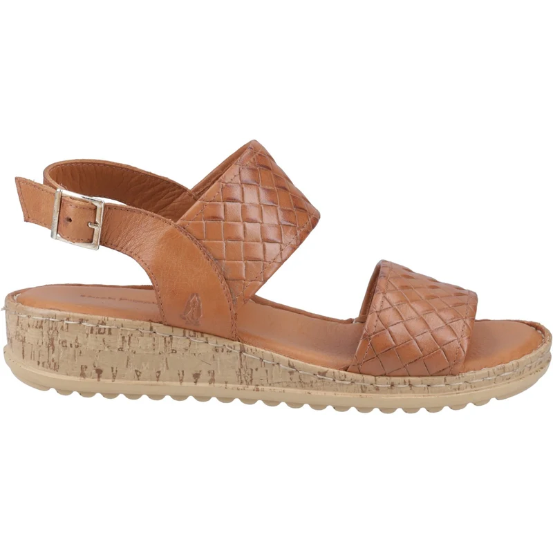 Hush Puppies Damen-Sandalen in Ebenholz mit breiter Passform | Hellbraun