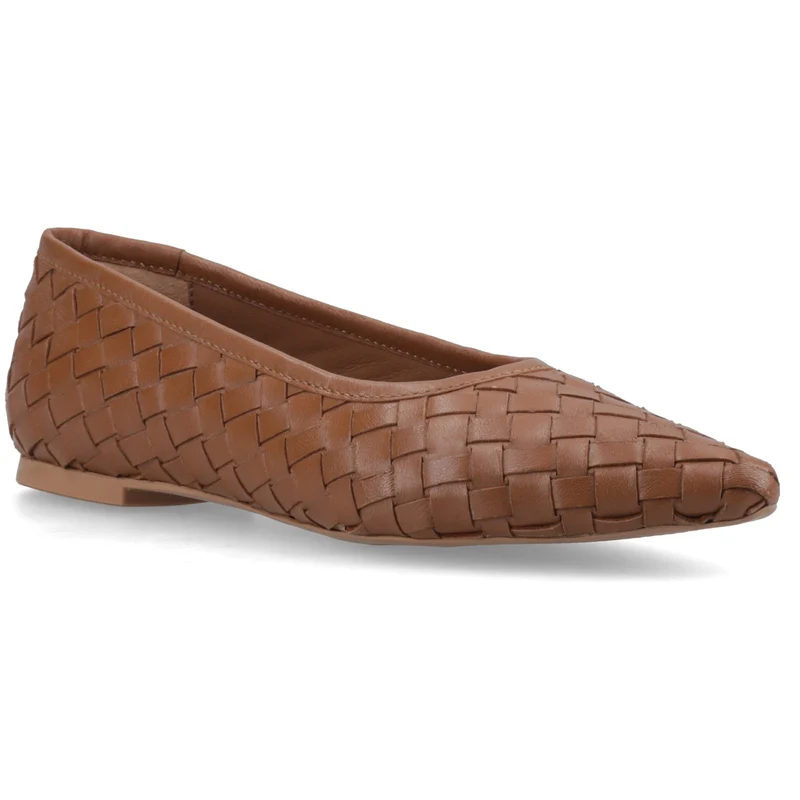 Hush Puppies Darla Ballerinas für Damen, gewebt | Hellbraun