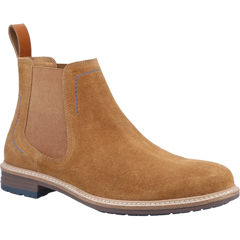 Hush Puppies Justin Wildleder für Herren Chelsea Stiefel - Hellbraun