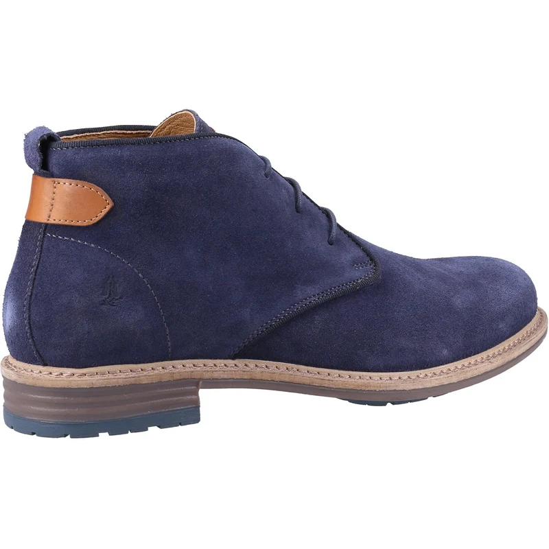 Hush Puppies Herren Jonas Chukka-Stiefel aus Wildleder – Marineblau