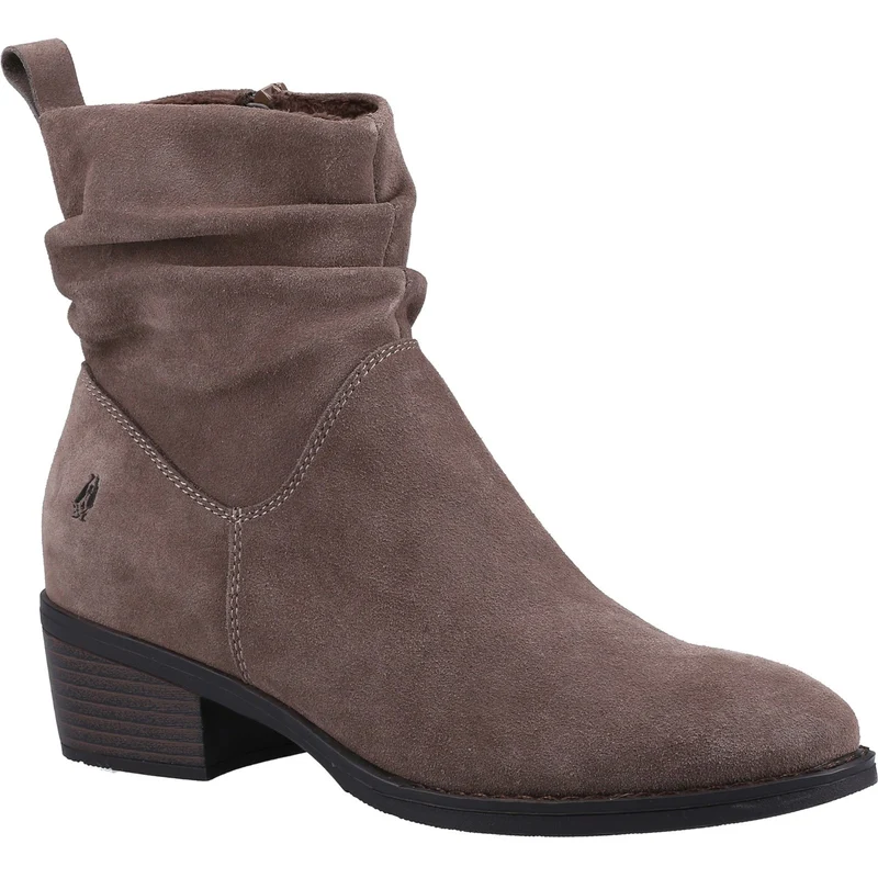Hush Puppies Damen Iris Wildlederstiefel - Taupe