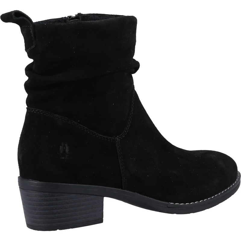 Hush Puppies Damen Iris Wildlederstiefel - Schwarz