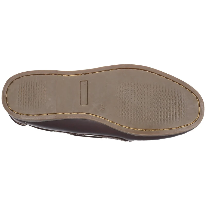Hush Puppies Herren-Bootsschuh „Henry“ aus Leder – Braun