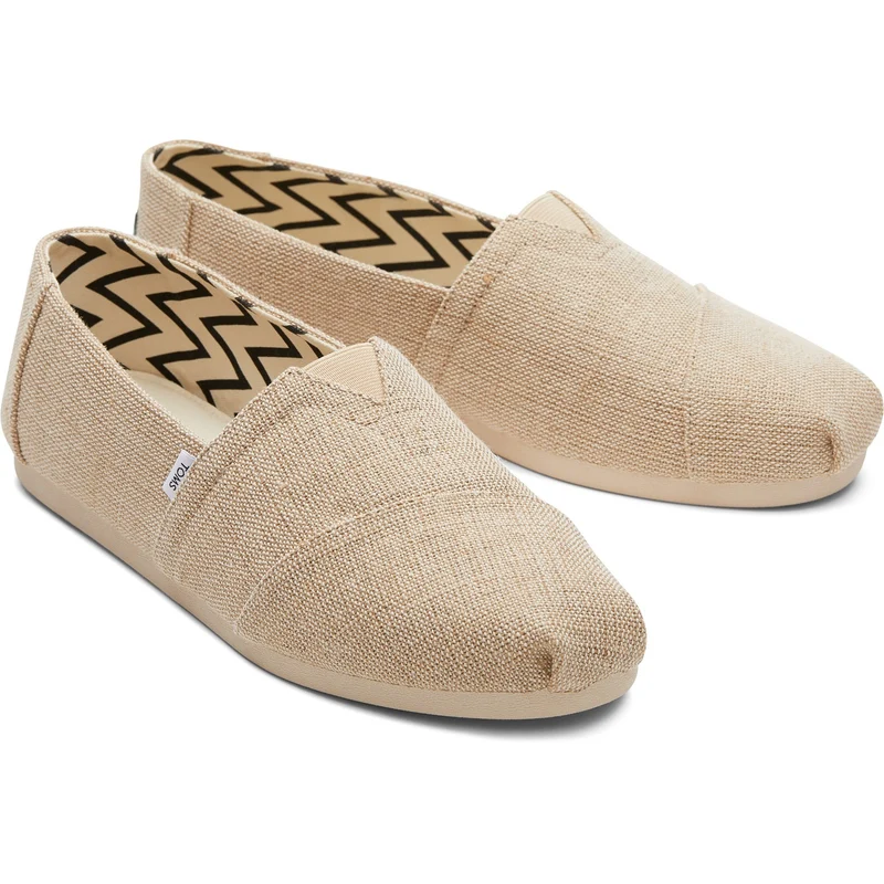TOMS Alpargata Espadrilles für Herren zum Hineinschlüpfen | Naturfarben, ungefärbt