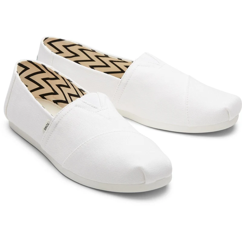 TOMS Herren Alpargata Slip-On Espadrille | Weiß