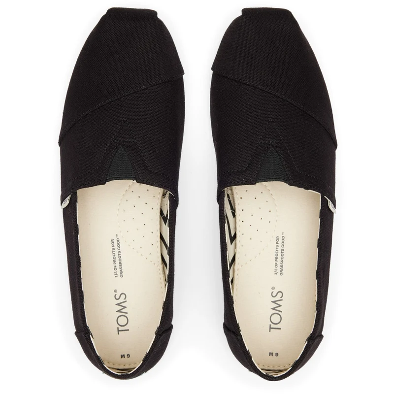 TOMS Alpargata Espadrilles zum Hineinschlüpfen für Herren | Schwarz