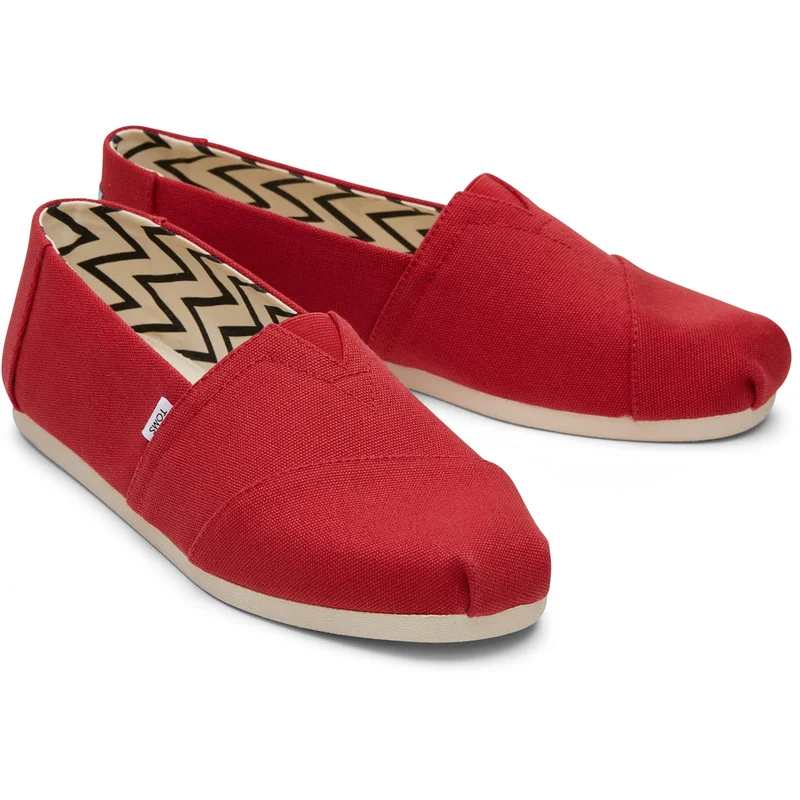 TOMS Alpargata Espadrilles für Herren zum Hineinschlüpfen | Rot