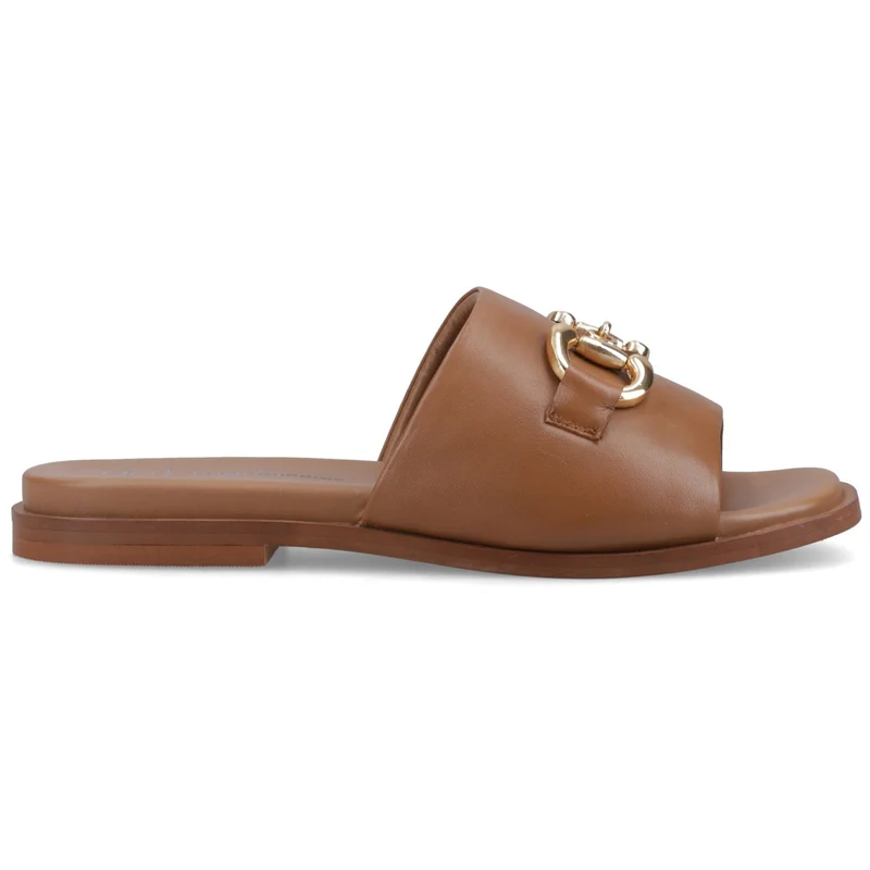 Hush Puppies Damen-Mule-Sandalen Lana Snaffle | Hellbraun