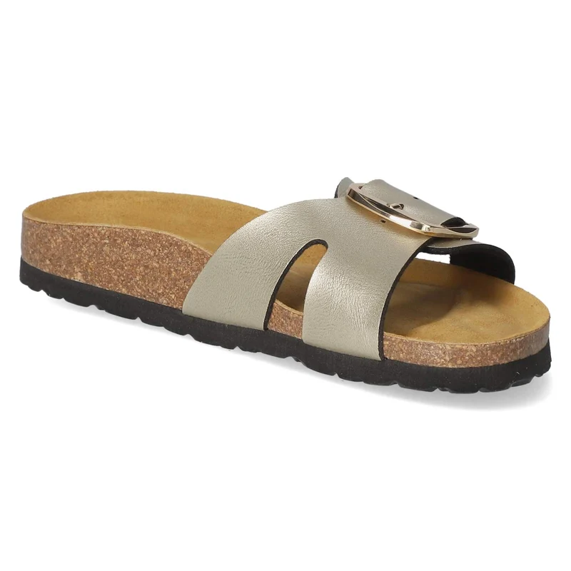 Pantoletten Gold