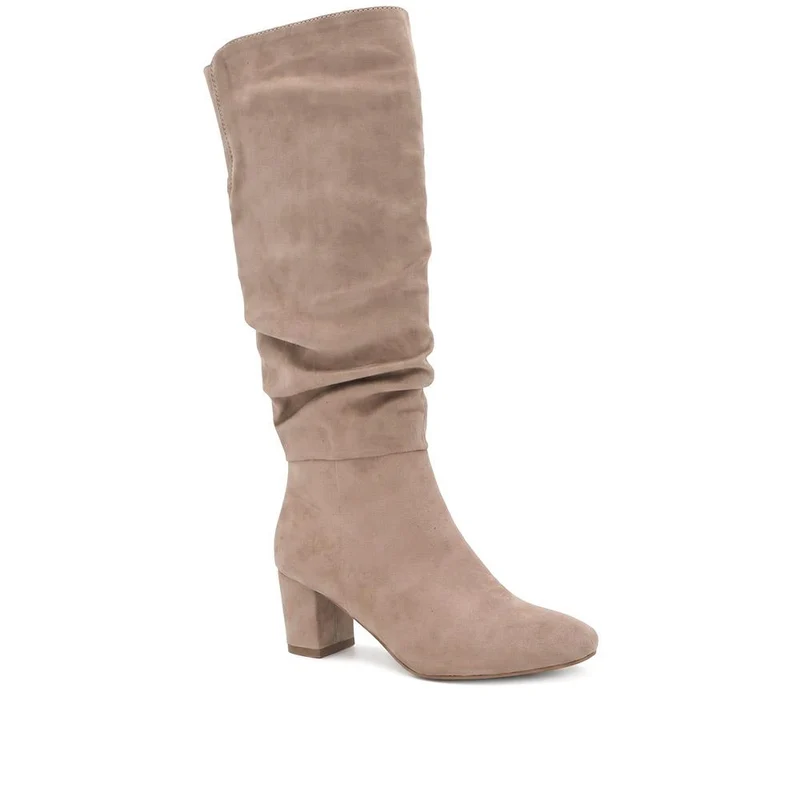 Stylish Warm Lined Slouch Long Boots - WBINS44046 / 329 975