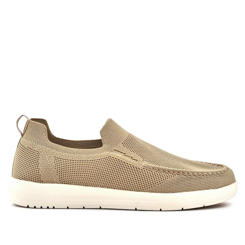 Stretchy Slip-On Shoes - XIAM41014 / 326 930 - Beige