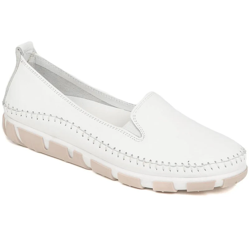 Slip-On Leather Pumps - GOKH39011 / 326 241