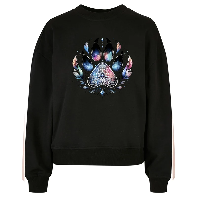 Ladies Oversized Sweatshirt - Pfote Federn