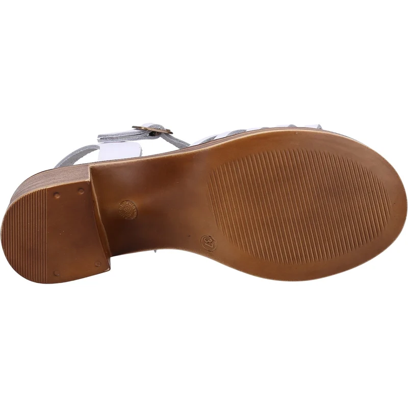 Hush Puppies Damen Greta Ledersandale - Weiß