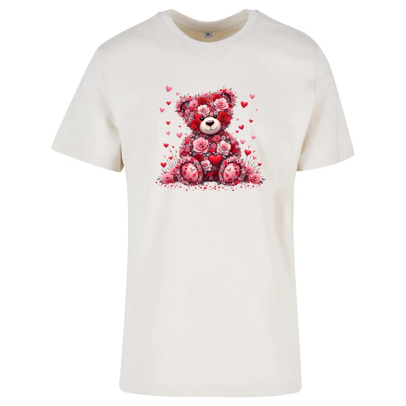 T-Shirt Shirt - Teddybär Flower