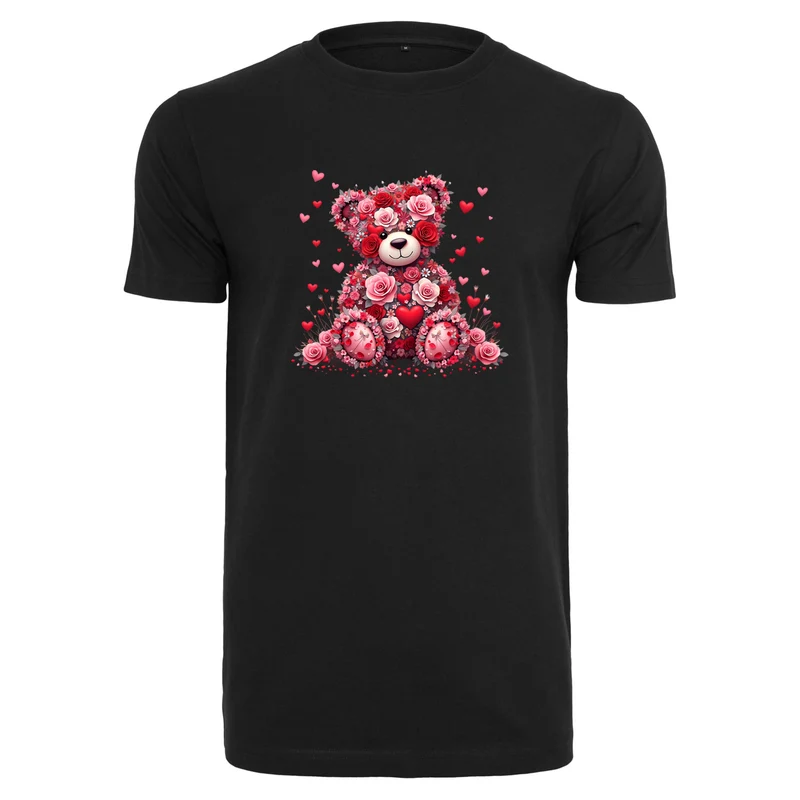 T-Shirt Shirt - Teddybär Flower