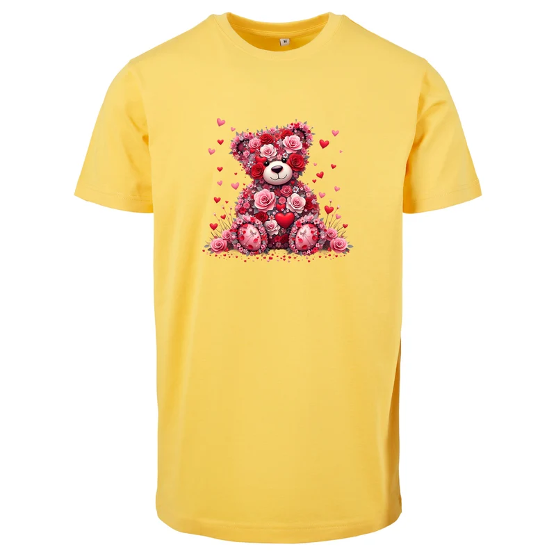 T-Shirt Shirt - Teddybär Flower