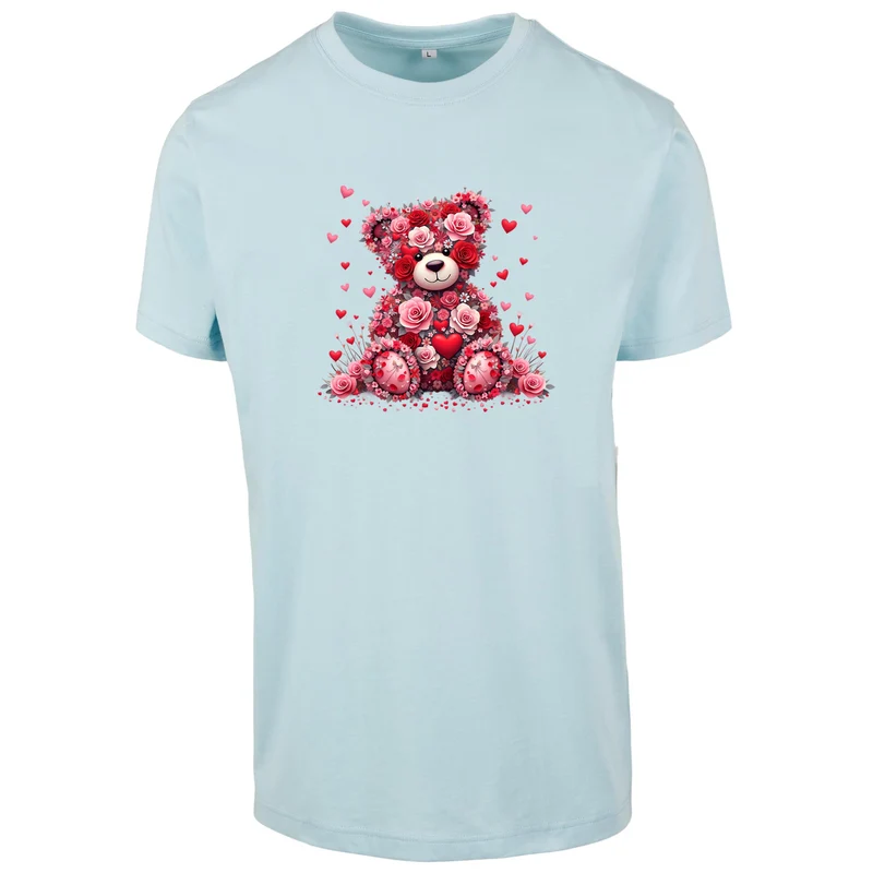 T-Shirt Shirt - Teddybär Flower