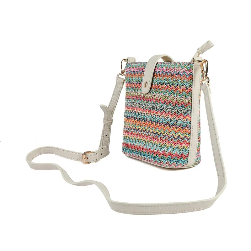 Woven Cross-Body Bag - RIM39003 / 325 286 - Pink Multi