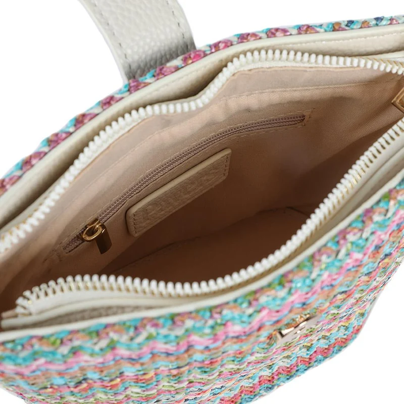 Woven Cross-Body Bag - RIM39003 / 325 286 - Pink Multi