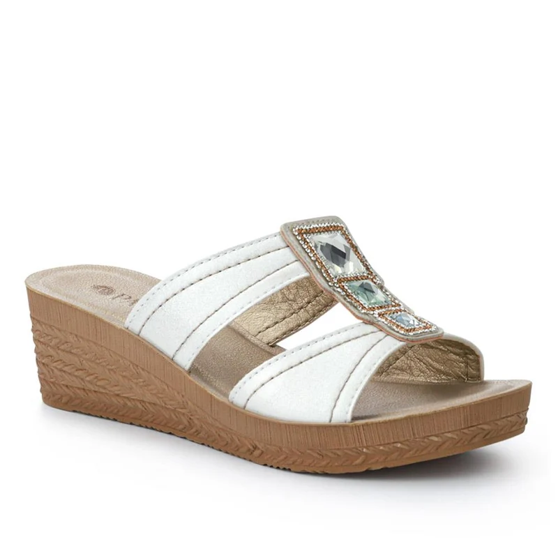 Extra-Cushioned Slip-On Wedge Mules - INB41019 / 327 504
