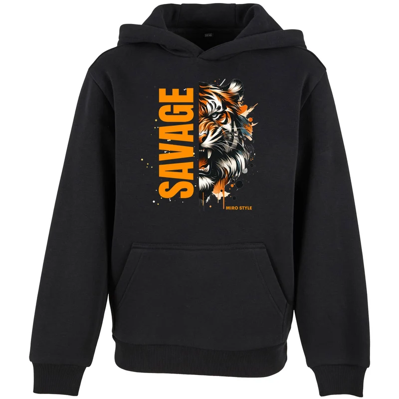 Kids Hoodie - Savage Tiger MIRO Style