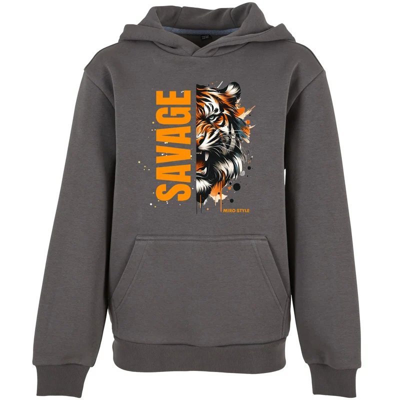 Kids Hoodie - Savage Tiger MIRO Style