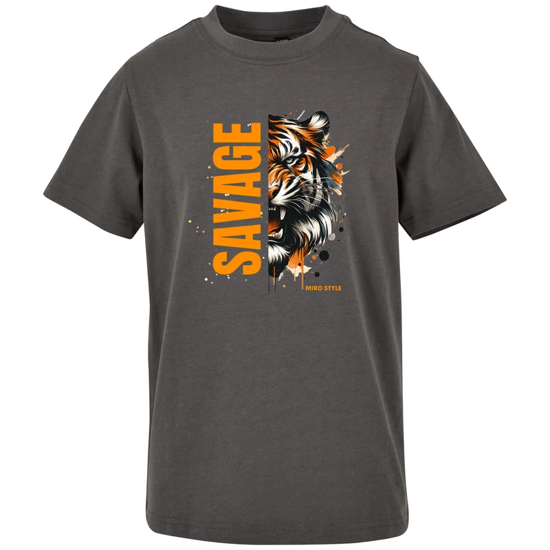 Kids T-Shirt - Savage Tiger MIRO Style