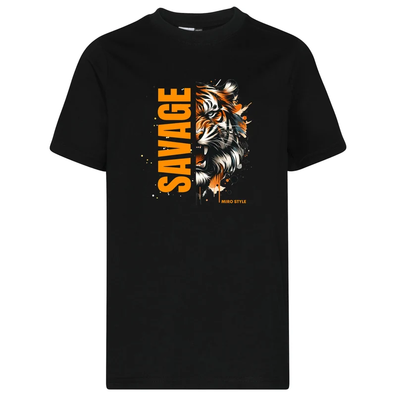 Kids T-Shirt - Savage Tiger MIRO Style