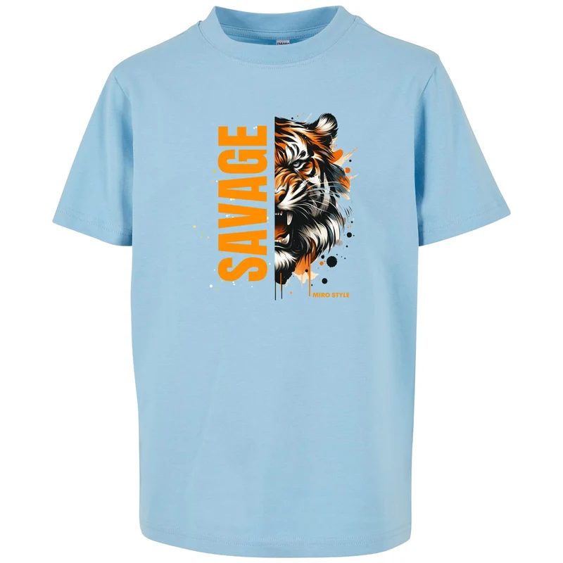 Kids T-Shirt - Savage Tiger MIRO Style