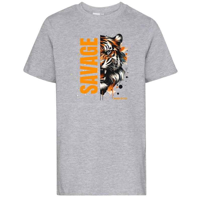 Kids T-Shirt - Savage Tiger MIRO Style