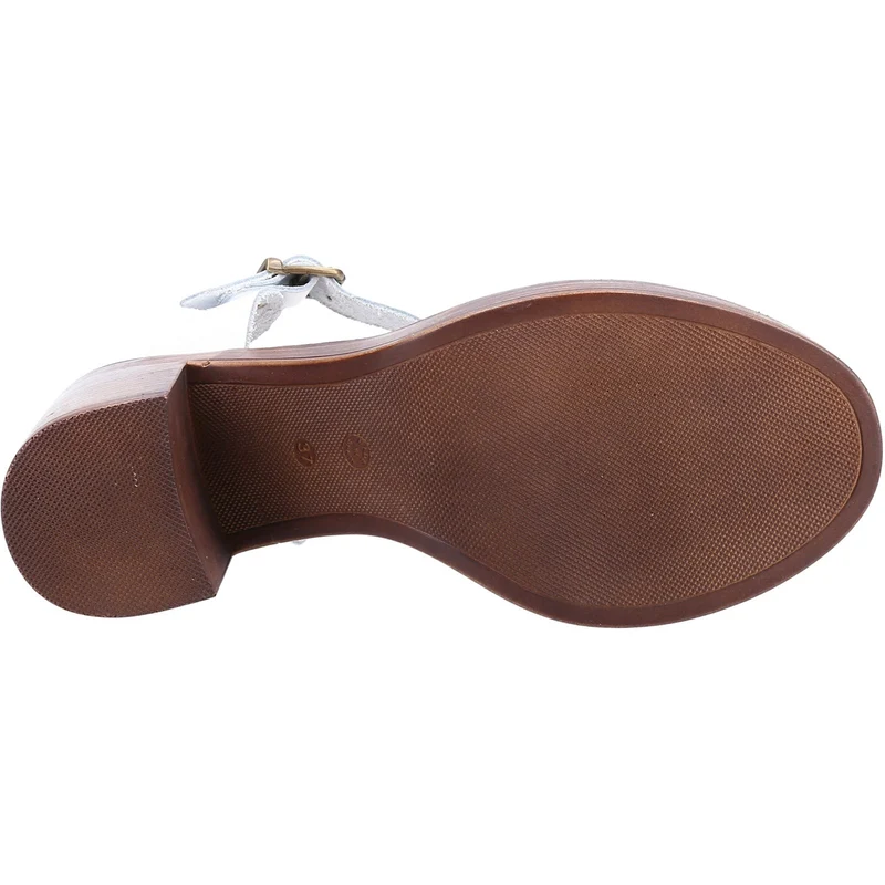 Hush Puppies Georgia Damen-Sandalen mit Absatz | Weiß
