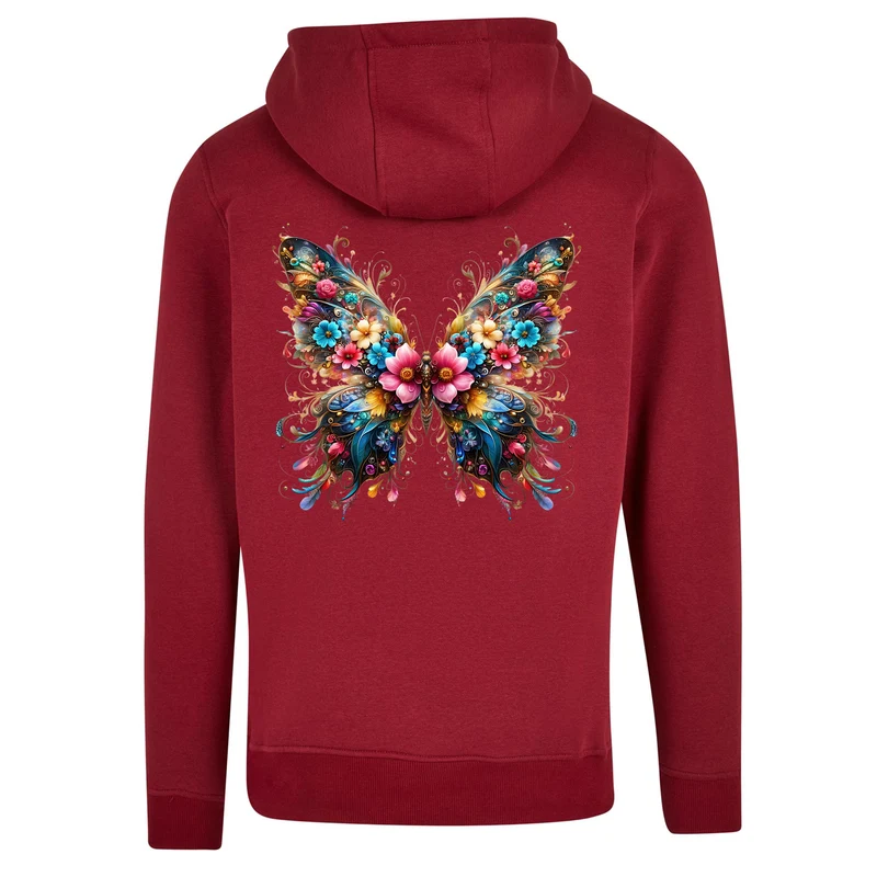 ZIP Hoodie - Flower Butterfly