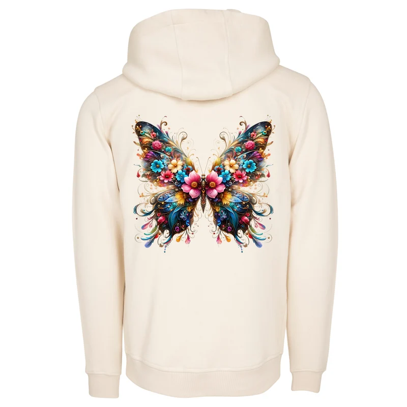 ZIP Hoodie - Flower Butterfly