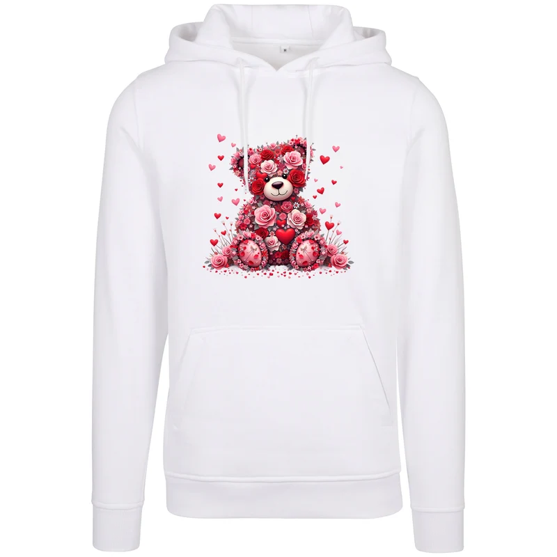 Hoodie - Teddybär Flower