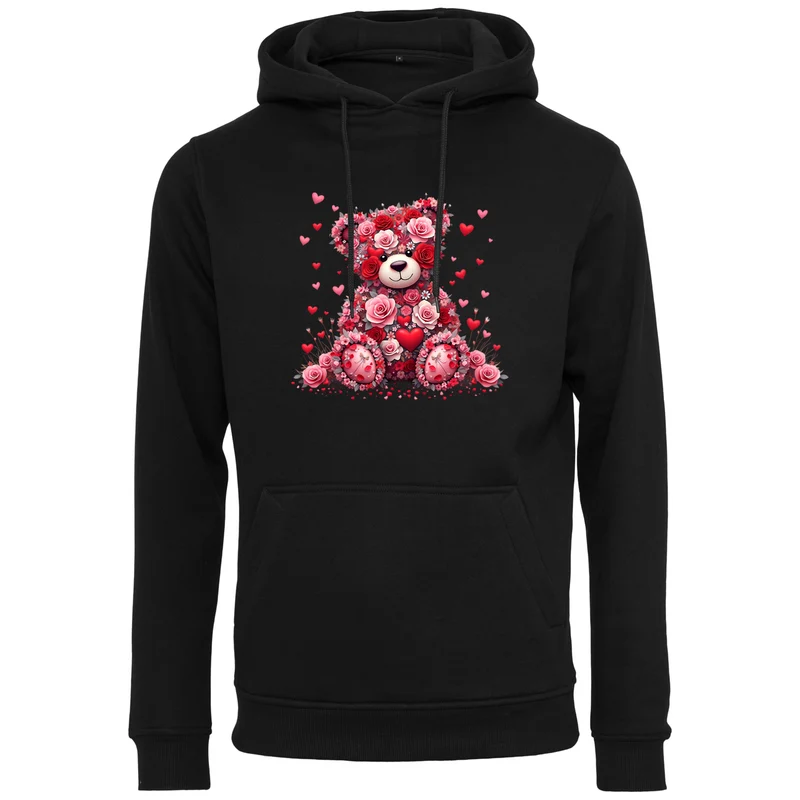 Hoodie - Teddybär Flower