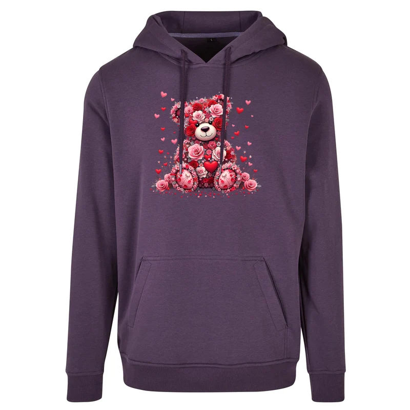 Hoodie - Teddybär Flower