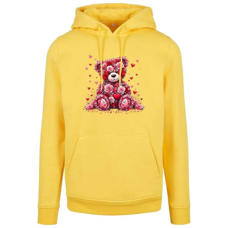Hoodie - Teddybär Flower